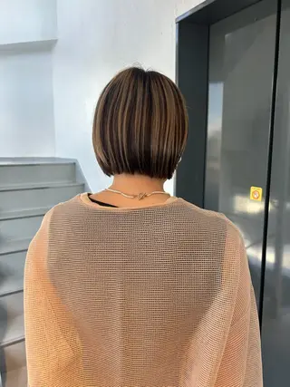 カラー 井上 七海のヘアスタイル
