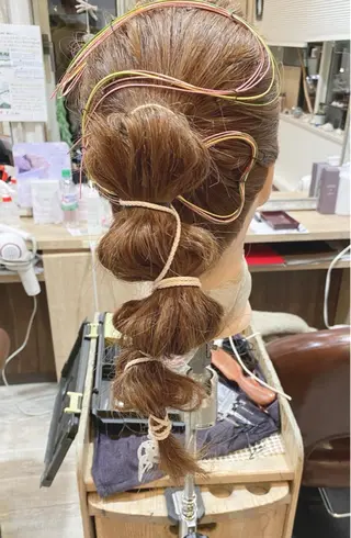 ロング 縮毛矯正 松崎祥のヘアスタイル