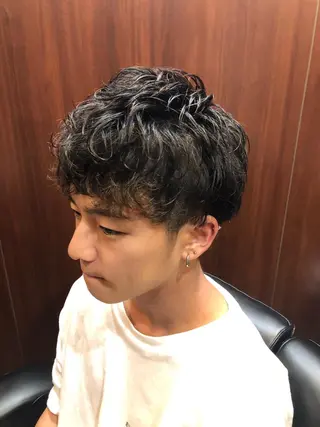 ミディアム メンズ 代表 武田晃英のヘアスタイル