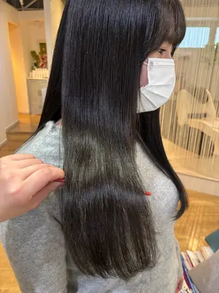 ロング カラー RINNO🌷透明感 カラー/髪質改善のヘアスタイル