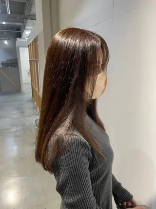 ロング カラー タケウチ サトミのヘアスタイル