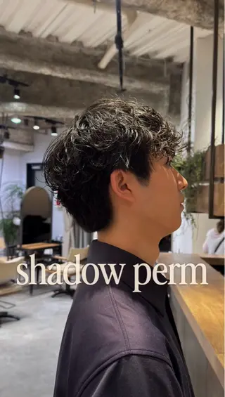 パーマ メンズ アクティブショート 特化うえちりくのヘアスタイル