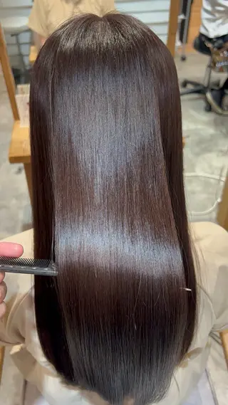 ロング 髪質改善美容師 大森勝馬のヘアスタイル