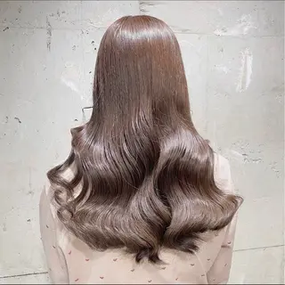 セミロング カラー 韓国ヘア/透明感 カラー🎀RUNAのヘアスタイル