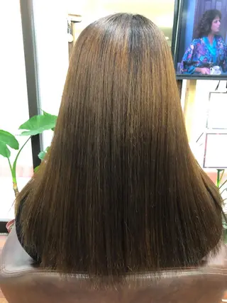 ロング キセ ワカナのヘアスタイル