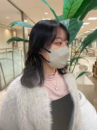 ミディアム カラー モデル様募集中 /REIRIのヘアスタイル