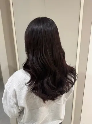 ロング カラー neneka レイヤー／パーマのヘアスタイル