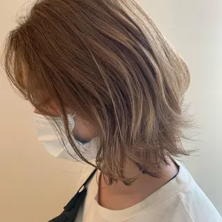 ショート カラー 暖色/ブリーチカラー 🎀 M i k uのヘアスタイル