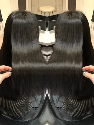 ロング カラー 🩵レイヤー✖︎ 髪質改善🩵リョウヤのヘアスタイル