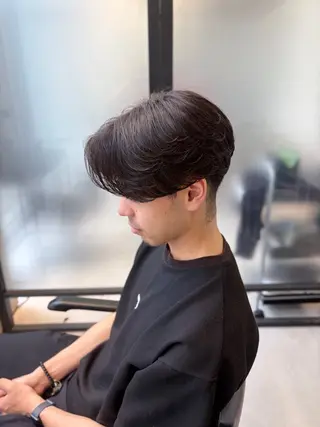 メンズ ✅曲がる縮毛矯正・ メンズ縮毛/森隆之介のヘアスタイル