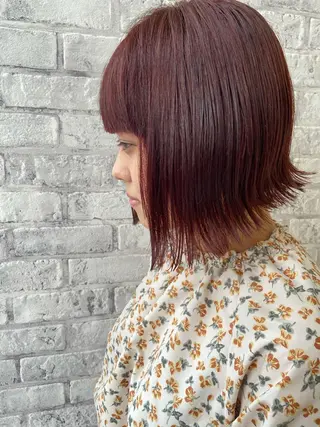 ショート カラー Oopsレイヤー 加藤澄都のヘアスタイル