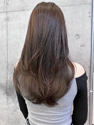 ロング カラー ヘアアレンジ 縮毛矯正・カラー特化 指名No.1shunのヘアスタイル