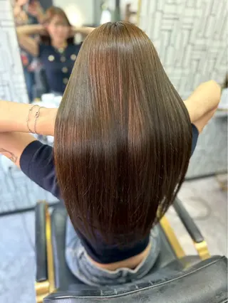 ロング 北村 理奈のヘアスタイル