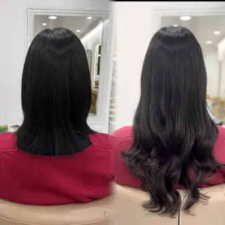 ロング 赤み消し透明感カラー オオヤマのヘアスタイル