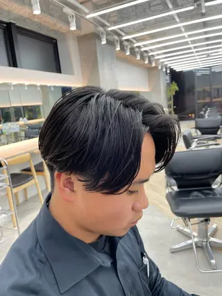 ショート パーマ メンズ SENTA✨メンズ パーマ✨fifth栄のヘアスタイル