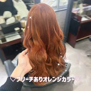 カラー OZ梅田♡ ゆはなブリーチのヘアスタイル