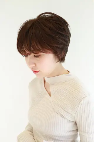 ショート 似合わせカット 迫留由弥のヘアスタイル