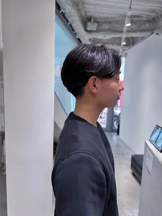 パーマ 松岡 陸弥のヘアスタイル