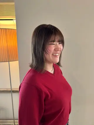 ミディアム ORe'S HAIR BE　GLaDまなみのヘアスタイル