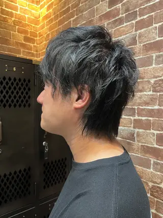 ショート カラー パーマ ヘアアレンジ メンズ キッズ 久木原 ゆりのヘアスタイル