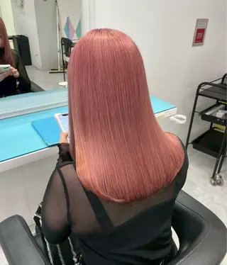ミディアム カラー 🫧モテる💗ダメー ジレスハイトーン🫧のヘアスタイル