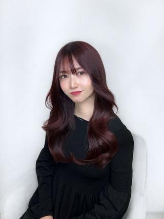 ロング カラー ヘアアレンジ 🏅韓国ヘア/新宿/ レイヤー/KSukeのヘアスタイル
