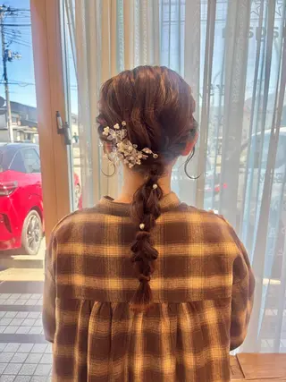 ヘアアレンジ メンズカットパーマ/ ヘアセット🎀Amiのヘアスタイル