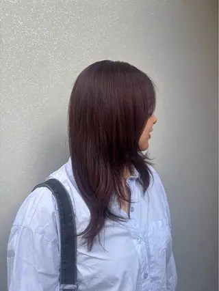 ミディアム カラー 🍒透明感×艶カラー 🍒こなんのヘアスタイル