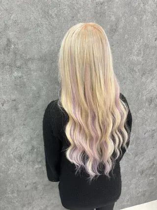 ロング カラー 外れにくいエク💚 EST梅田TAKIのヘアスタイル