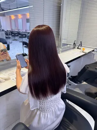 セミロング ♥️韓国風透明感 暖色misa♥️のヘアスタイル