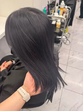ミディアム カラー ヘアアレンジ Over hair_ misakiのヘアスタイル