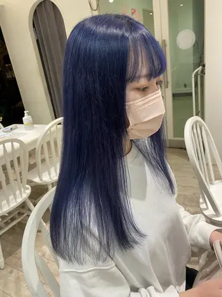 ロング カラー 暖色カラー✨️ 門内 梨真のヘアスタイル