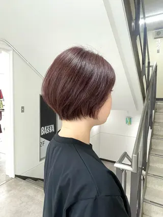 ショート 【レイヤー艶カラー】 🎀moka🎀のヘアスタイル