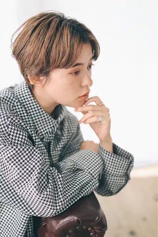 ショート カラー 艶髪 ♡Tomiyaのヘアスタイル