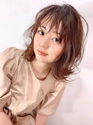 ミディアム TAKAHASHI LEAPSのヘアスタイル