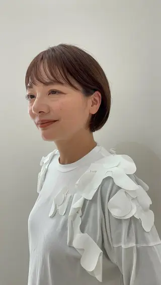 ショート 🥀似合わせ🥀 柔らかカラー・タイトのヘアスタイル