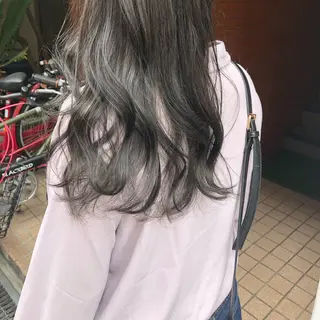 ミディアム カラー パーマ ヘアアレンジ メンズ キッズ ネイル マツエク・マツパ 艶髪育成サロン 京橋 shinのヘアスタイル