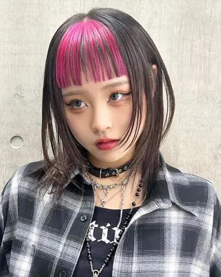 ミディアム カラー Null 表参道のヘアスタイル