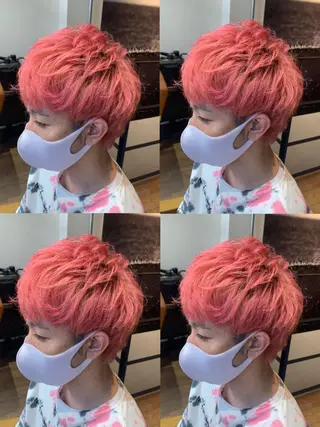 ショート 🔥メンズパーマ 特化 渡辺一翔のヘアスタイル
