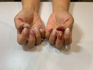 ネイル 阿部 まきほのヘアスタイル