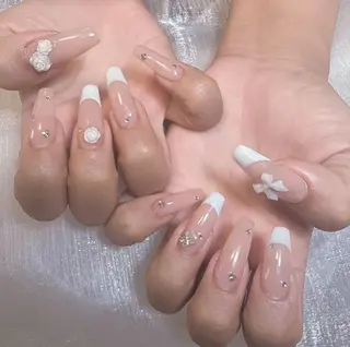ネイル 長さ出し専門店💖 当日予約OK☆AKIのネイルデザイン