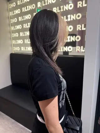 セミロング カラー Kd /名古屋カラーモデルのヘアスタイル