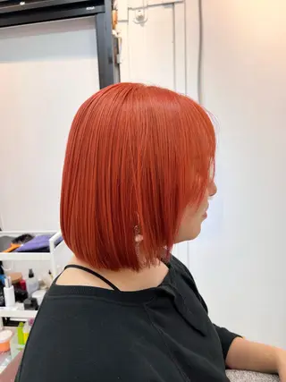 ミディアム カラー 松坂 真衣のヘアスタイル
