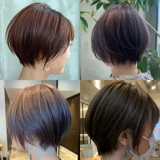 ショート カラー 🉐レイヤー/塩見 弘樹🉐渋谷のヘアスタイル
