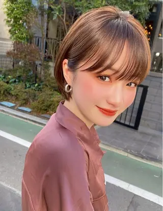 ショート ショート・透明感 カラーconomiのヘアスタイル