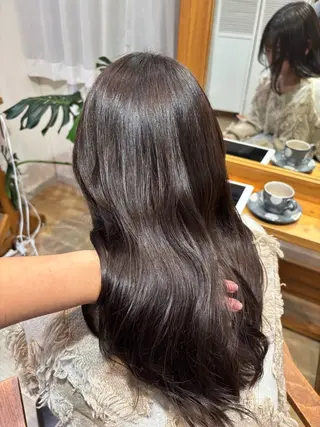 ロング カラー RINNO🌷透明感 カラー/髪質改善のヘアスタイル