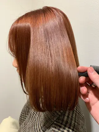 ミディアム カラー i'll 未空のヘアスタイル