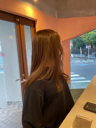 セミロング カラー 🫧 momokaのヘアスタイル