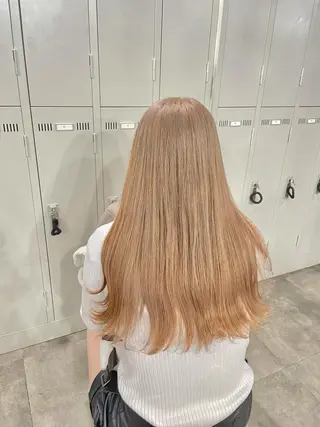 ロング ベージュカラー💖 やすひろのヘアスタイル