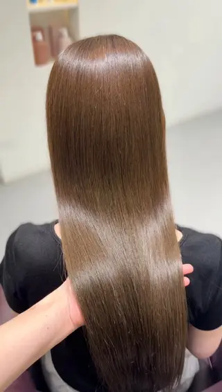 ロング ️🫧透明感カラー& 髪質改善🎀いさきのヘアスタイル